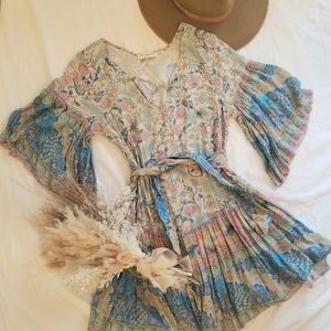 spell cleo tunic dress